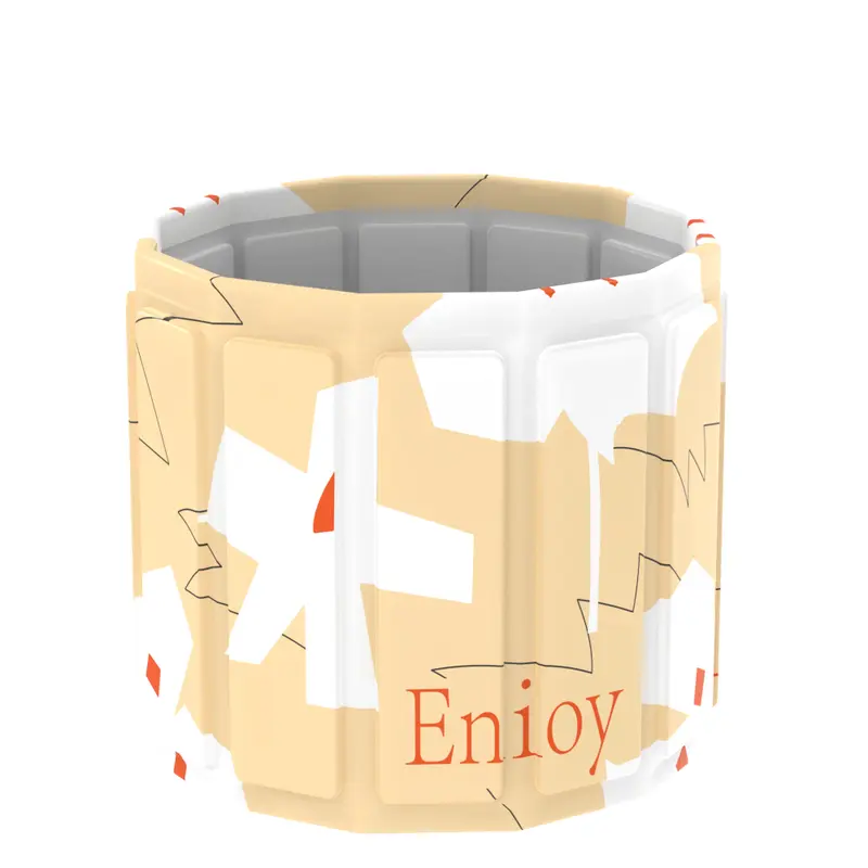 Foldable Bathtub for Adults, Portable Ice Bath Tub & Hot Spa Soaking Tub, 6-Layer Insulated Small Bathtub, Space Saving Indoor Outdoor Use (25.6" x 41.3")