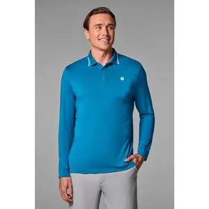 Men's Erodym Long Sleeve Sports Polo | Bluejay
