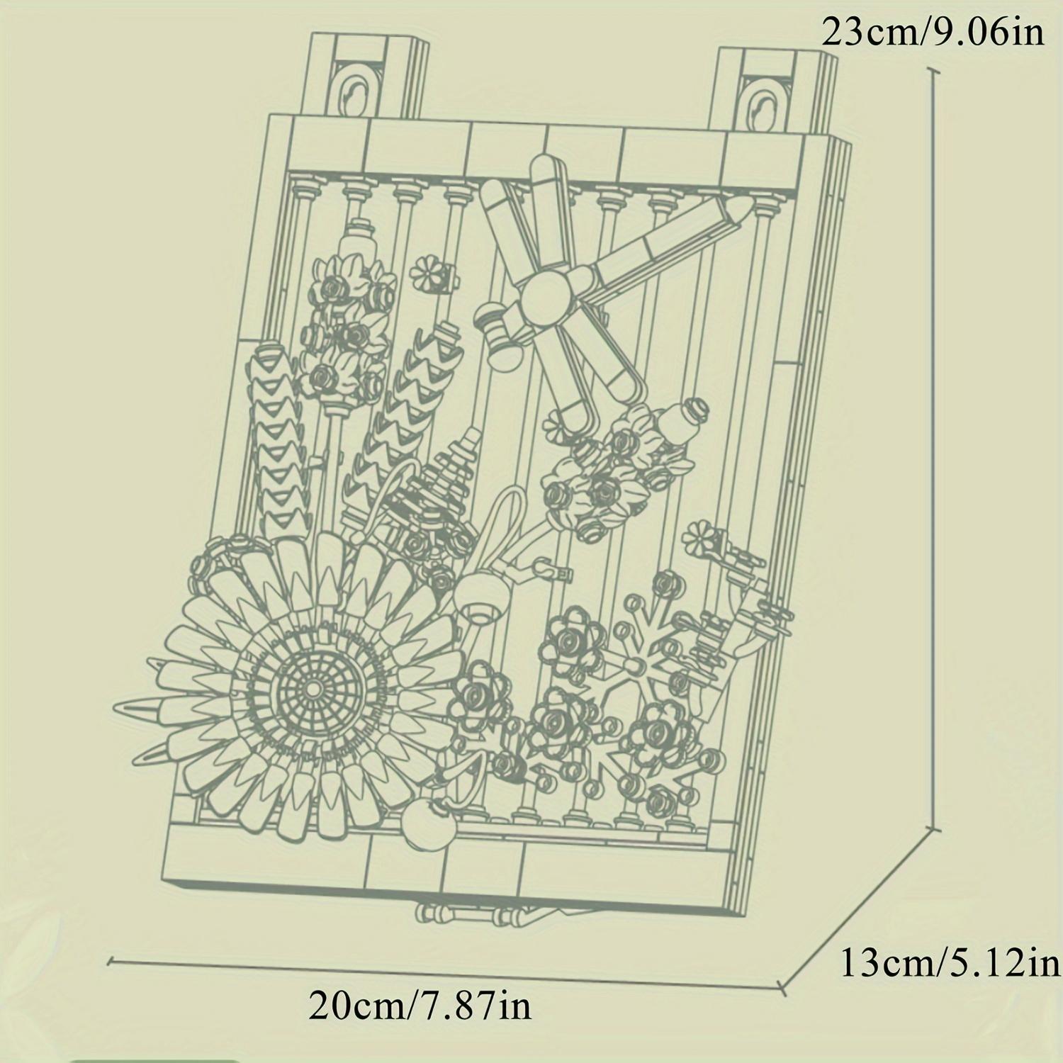 Architectural Adult Set, Sunflowers, Flowers, Van Gogh Mural Art Creative Bouquet, Decorations
