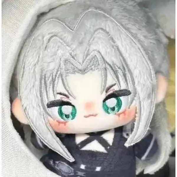 10CM Cloud Strife Sephiroth Anime Cosplay Stuffed Plush Doll Cute Fashion Handsome Mini Dress-up Toy Body Plushie Xmas Gift