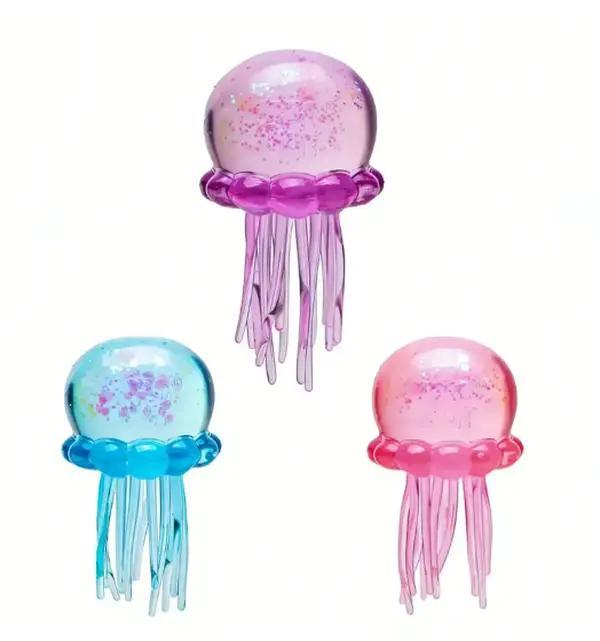 Needoh Jelly Squish - Soft Gel Filled Sensory Squeeze Toy, Stretchy Elastic Squishy Stress Relief Ball, Calming Anxiety Reducing Hand Fidget, Cute Relaxing Jelly Texture, Fun Portable Handheld Squeeze Toy Gift for All Ages