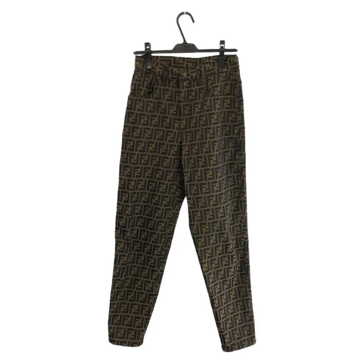 Pre-owned FENDI Cotton Small Leather Goods Polyester Pants