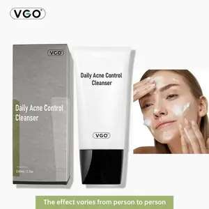 VGO Daily Acne Control Cleanser, Gentle Face Wash for Acne Prone Skin, Deep Purifying Pore Cleanser, 156g / 5.5oz