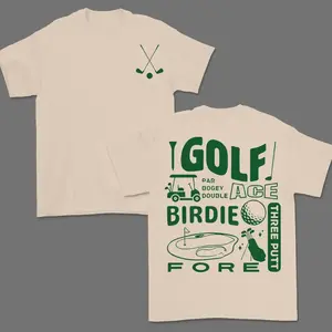 Vintage Golf Graphic T-Shirt, Classic Golf Lover Tee for Men Women, Trendy Cotton Casual Shirt, Premium Everyday Golf Tee, Streetwear Golf Style, Perfect Golf Fan Gift
