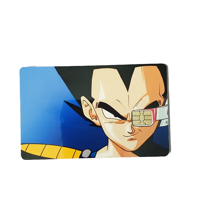 Vegeta eye debit card sticker Decor Decorative