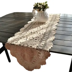 Crochet table runners  vintage hand crocheted table runners