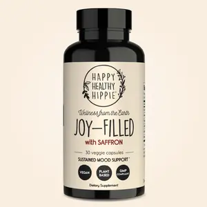 Joy-Filled Saffron - Daily Mood Uplift Supplement with St. John's Wort, Rhodiola, & Ashwagandha - 30 Servings