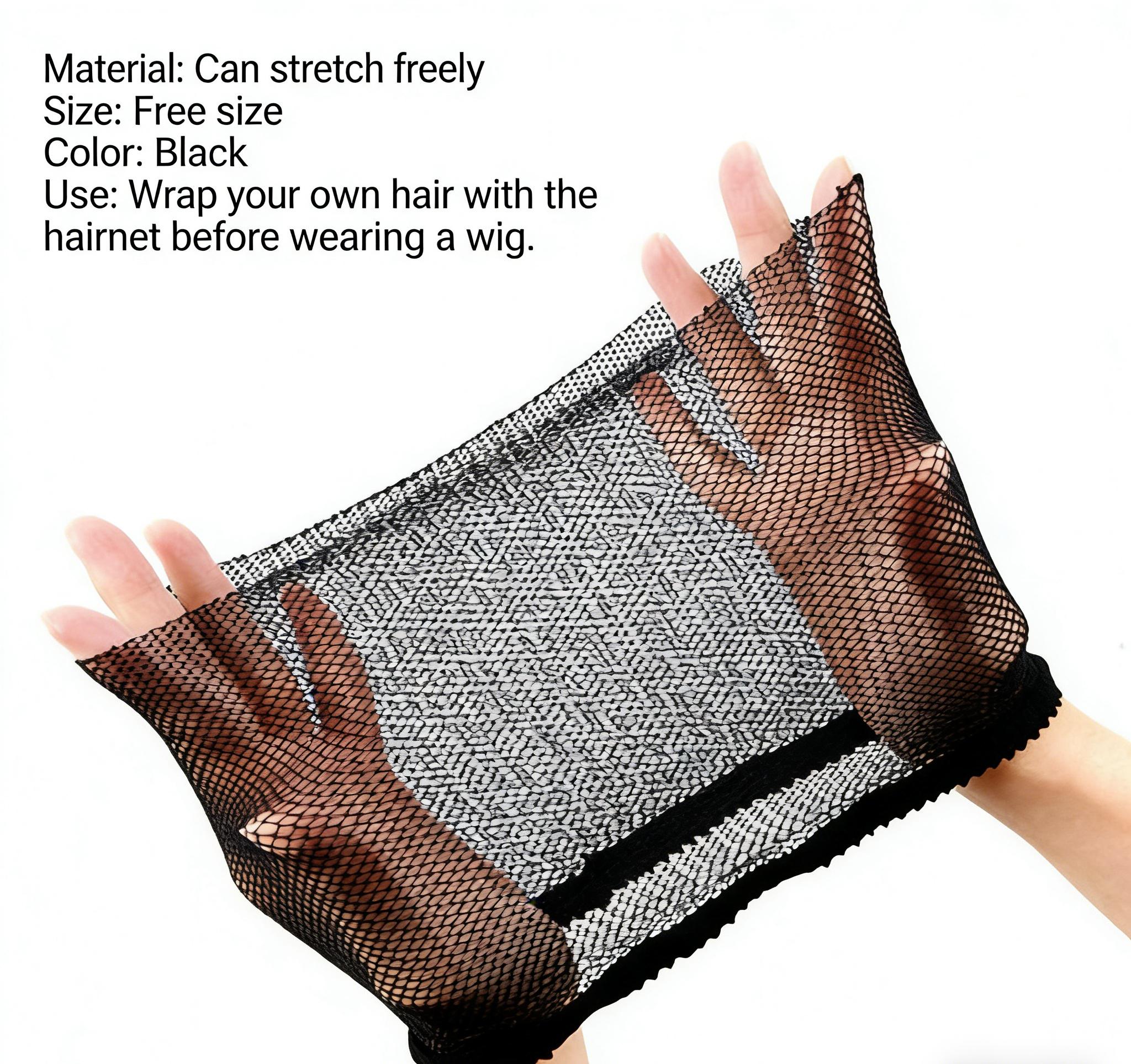 【Set of complimentary gifts】Premium Wig Hair Net, High Elastic Soft Fabric, Comfortable & Non-Slip, Suitable for Short & Long Hair 【Set of complimentary gifts】Premium Wig Hair Net, High Elastic Soft Fabric, Comfortable & Non-Slip, Suitable for Short & Long Hair