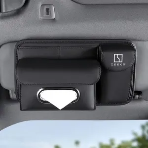 Car Sun Visor Multi-Function Paper Towel Holder For Zeekr 001 FR MIX 009 007 GT Zeekr X 7X 9X