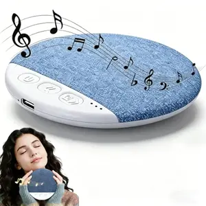 Sleep Sound Device - 2026 Newest Bone Conduction Pillow Speaker for Sleeping, Ultra Slim Wireless Bluetooth Speaker Placed Under Pillow, Zero Noise for Partner, Rechargeable Sleep Aid with White Noise & Meditation Music - Must Have for Couples