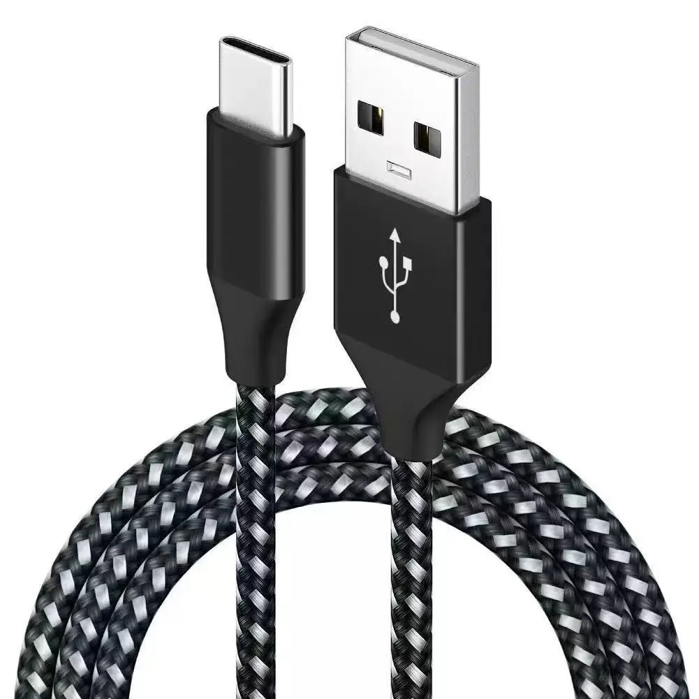 USB C Cable Fast Charging Nylon Braided  Type C Cord 3ft /6 ft for iPhone 17 16 15 Pro Max Air,Samsung Galaxy S25 S24 S23 S22 Ultra T7, Pixel 9 8,SSD