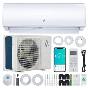Garvee 24000 Btus Wifi Enabled Split-System Air Conditioners, R454B 19.5SEER2 230V Inverter Ductless Split AC Unit With Pre-Charged Condenser, Heat Pump & Installation Kit, Covers Up to 1500Sq. Ft