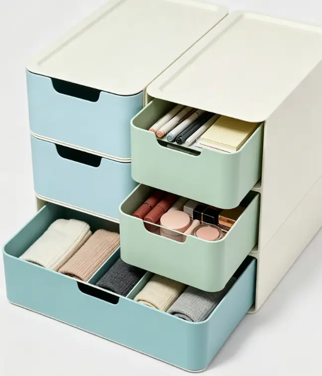 Modular Storage Drawer Organizer – Stackable Drawer System for Home, Office and Small Spaces