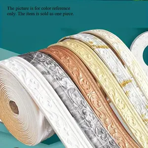 Self-adhesive wall fitting waistline foam corner protection strip for ceiling top corner line corner line background wall frame Edging Border