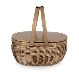 Picnic Time Sequoia Insulated Picnic Cooler Basket