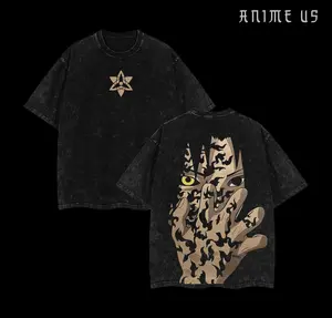 Retro Heavy Limited CURSE MARK SASUKE - Naruto Anime Double Printed Vintage Washed Tee , Gift For Anime Fan, Anime Lover , Sasuke Fan , Naruto Merch