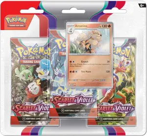 Pokémon Scarlet & Violet 3-Pack Blister RIPPED ONLY!!!