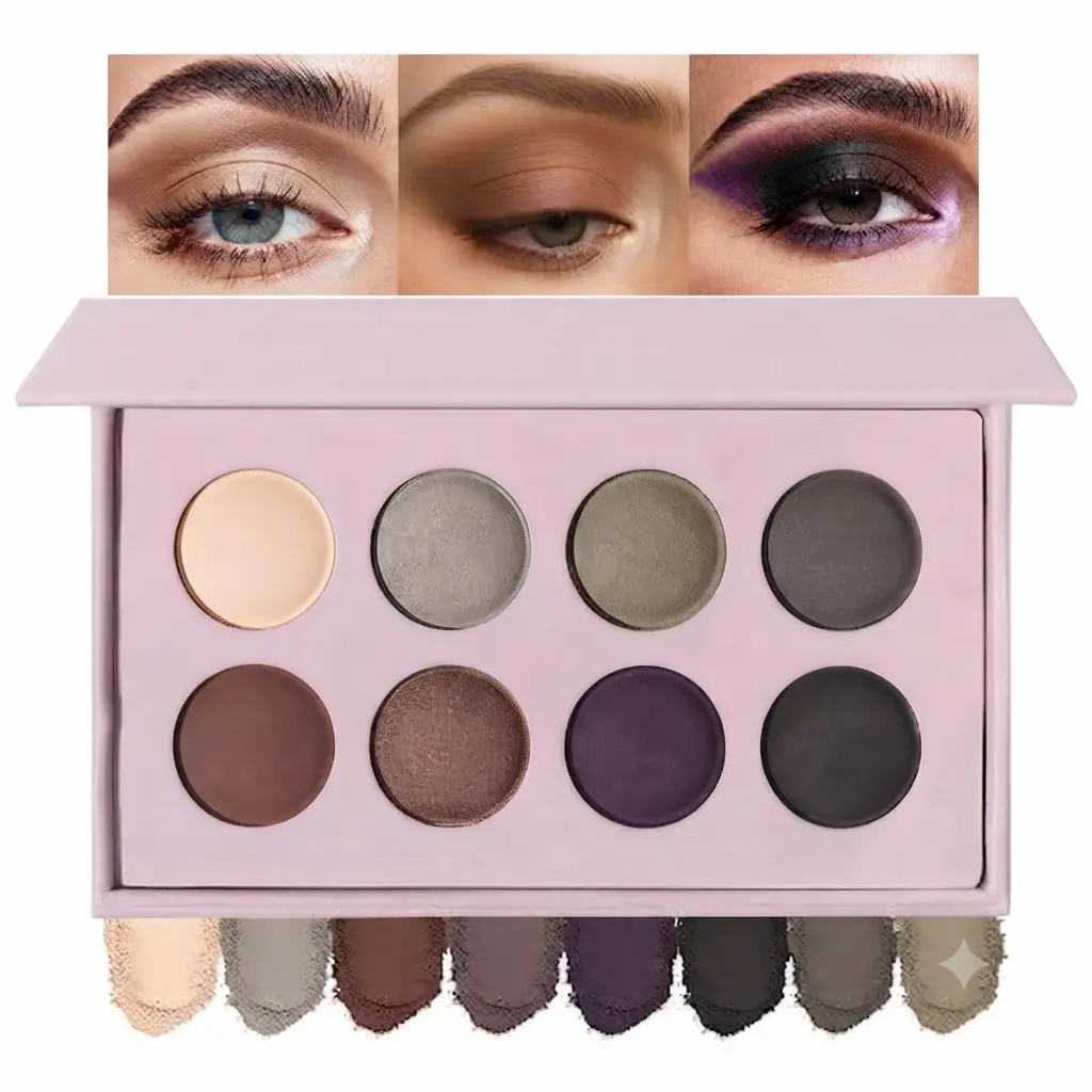 Eyeshadow Palette - Highly Pigmented, Smooth & Blendable Formula with Neutral & Earthy Tones for Everyday & Dramatic Eye Makeup Pallet (01 Matte)