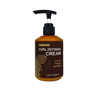 Adglamful Curl Defining Cream 250ml 2-in-1 Styler + Treatment No more frizz, no more flat curls! Locks in moisture Defines curls WITHOUT crunch Wake up with bouncy hair EVERY DAY! CurlCare FrizzFree