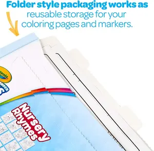 Crayola Color Wonder Nursery Rhymes, Mess Free Coloring Pages & Markers, Gift for Kids, Age 3, 4, 5, 6