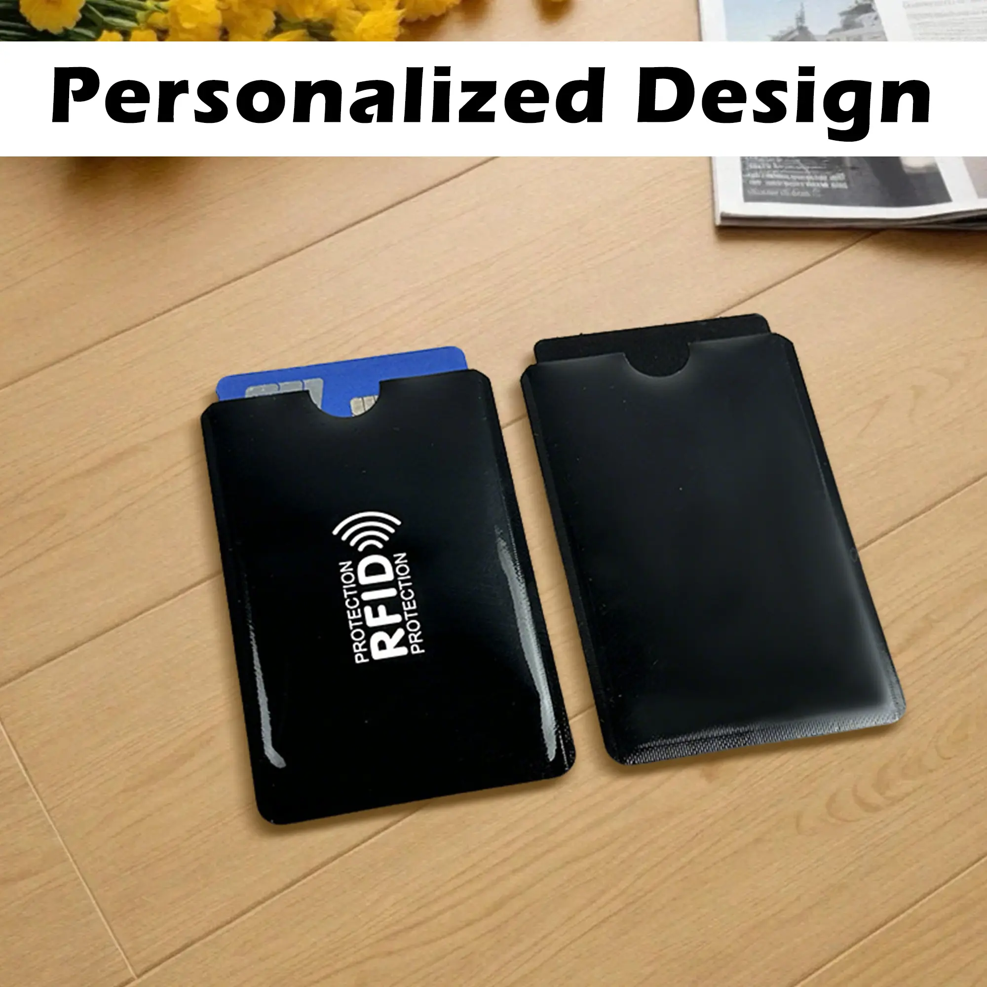 8 Counts RFID Blocking Sleeves Set, for securing credit cards in your  everyday wallet - TikTok Shop