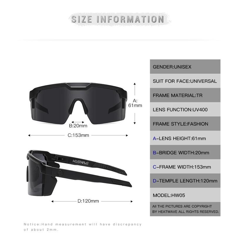 New High Quality Photochromic Sunglasses (C1)  Square Single-Lens Design, Unisex Cycling Shades, UV400 Protection, Z87+ Certified