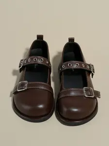 New Versatile British Style Small Leather Shoes French Loafers Single Shoe, Stylish Casual Footwear for Women, Perfect for Daily Wear