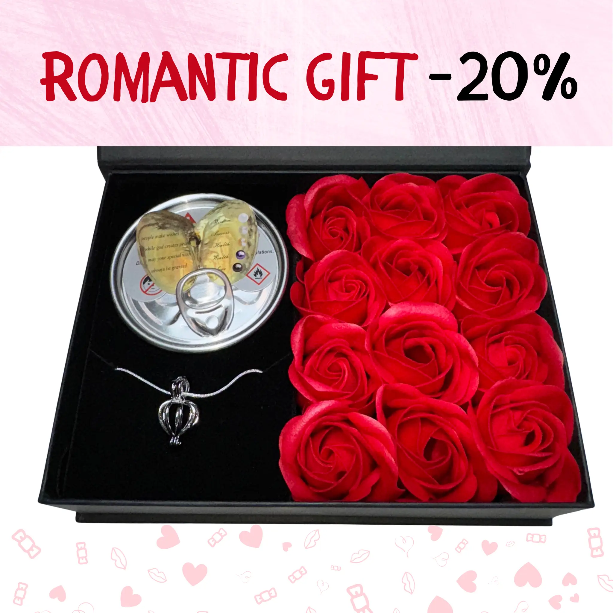 Wish Pearl Necklace Kit - Mothers Day gift DIY Jewelry Making Supplies with Oyster Shell, 18-Inch Sterling Silver Chain, AAA Grade Pearl & Pendant Hol