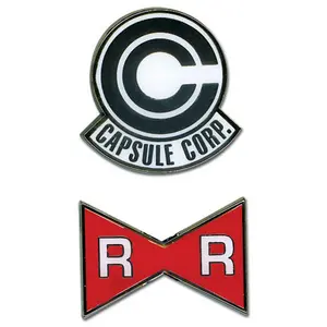 Dragon Ball Z - Capsule Corp & Red Ribbon Army Pin Set