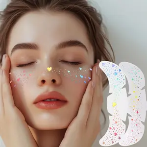 Lip Tattoos - Long Lasting Lip Tattoos - Beauty Lip Art - Red Fake Lip Stickers - Waterproof Faux Lip Decals - Faux Lip Tattoo Patches - Temporary Lip Stickers For Women - 6 count Vibrant Glossy Cosmetic