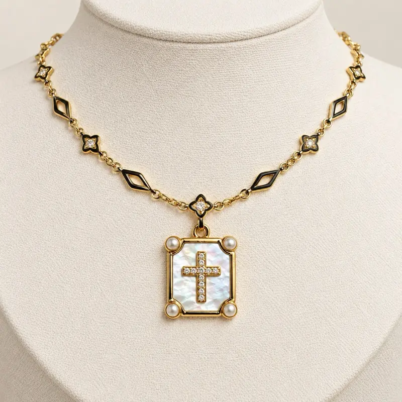 Custom Pendant Necklace, Adjustable Necklace Chain, Casual Wear Daily Accessory, Ideal Female Gift