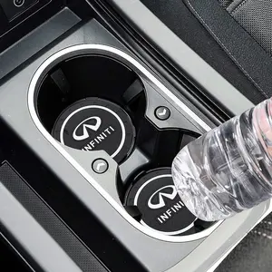 Infiniti Silicone Anti-Slip Cup Holder for Q50/q60/q70/qx50/qx60/qx80, Non-Slip Pad for Car Dashboard Protection, Sturdy & Secure Grip