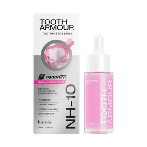 Hismile Tooth Armour Fluoride Free Toothpaste Serum, Nano Hydroxyapatite Toothpaste, Appropriate for Sensitive Teeth, Supports Tooth Enamel, Niacinamide Toothpaste, Advanced Enamel Support | 60 ml