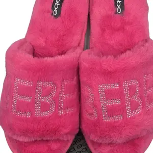 Women's Slippers Size 9,memory foam insoles comfort indoor and outdoor sole,Faux fur, by Bebe