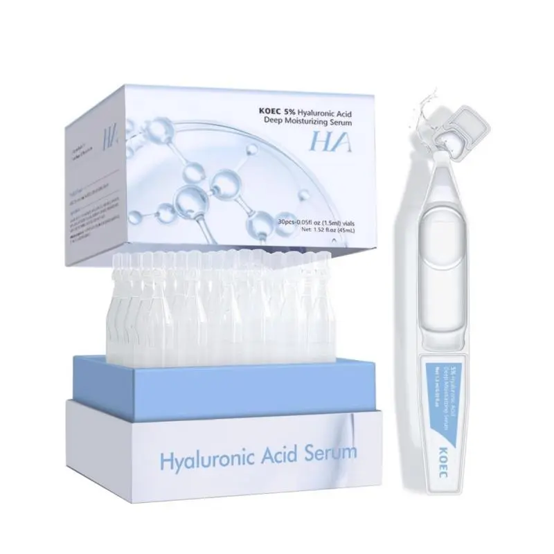 5% Hyaluronic Acid Serum, Ultra Hydrating Serum, Face Care Serum, Moisturizing Facial Essence, Hydrating Facial Serum, Hydrate, Moisturize, Repairing Face Lotion for Women & Men, Skin Repair, Beauty Serum Formula