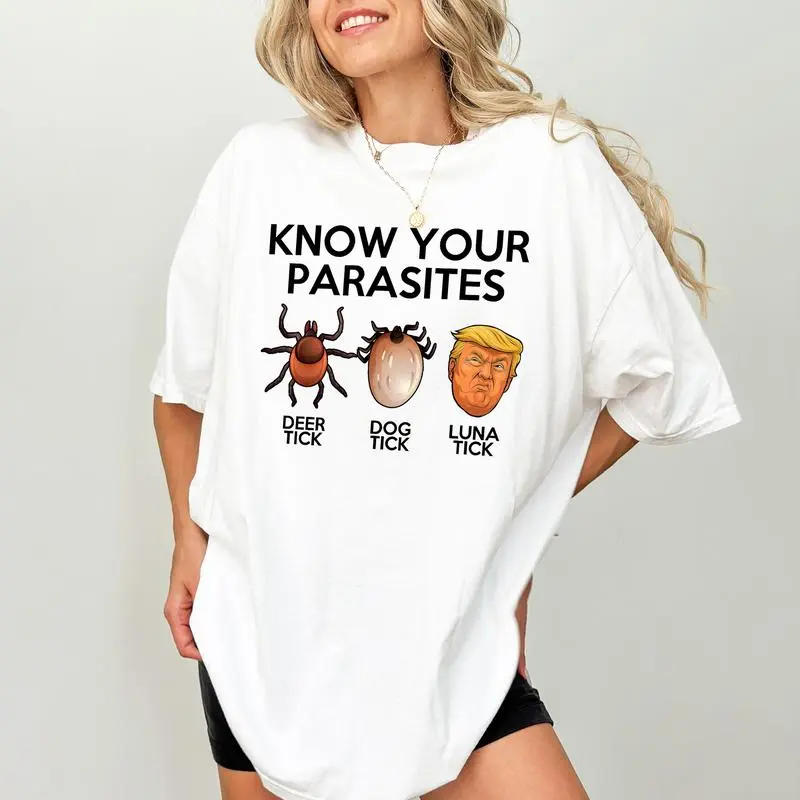 Know Your Parasites  Shirt, Subtle FDT T-Shirt, Subtle Resistance Graphic Tee, Sarcastic Clothing, Resist Outfits T-Shirt For Men And Women