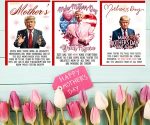 Trump Mother's Day Card, Funny Stepmom Cards, Card for Stepmother, Best Stepmom Gifts, Card for Wife Mother's Day, Stepmom Personalized Card