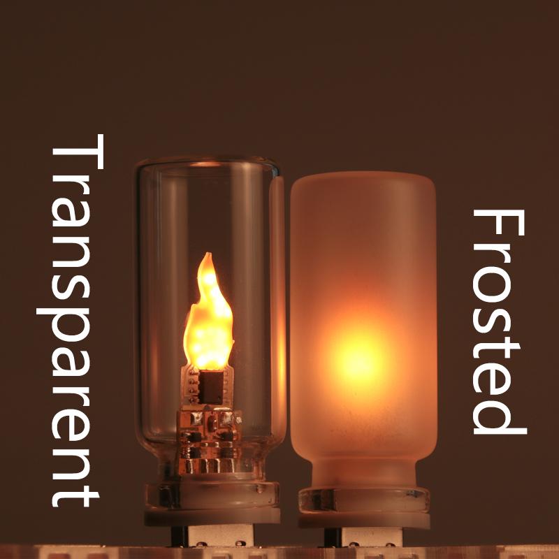 USB Flame Night Light with remote, Realistic LED Candle Flame Ambient Lamp, USB Powered Tabletop Light with remote, Energy Efficient Decor for Car, Bedroom, Party, Christmas & New Year Gift