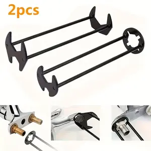 Bathroom Sink Faucet Installation Kit, Disassembly & Maintenance Socket Wrench, Pipe Wrench Set, Four-Claw Hexagon Tool, Water Pipe Angle Valve Cross Artifact
