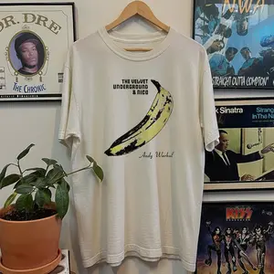 2000S The Velvet Underground & Nico Graphic Tee - Design & Printed In The USA