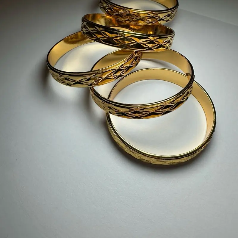 Gold baby 0-2 years old bangles 3 pieces