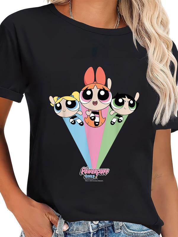 100% Cotton The Powerpuff Girls Group Shot T-Shirt Sweatshirt, Hoodie, Comfort Colors