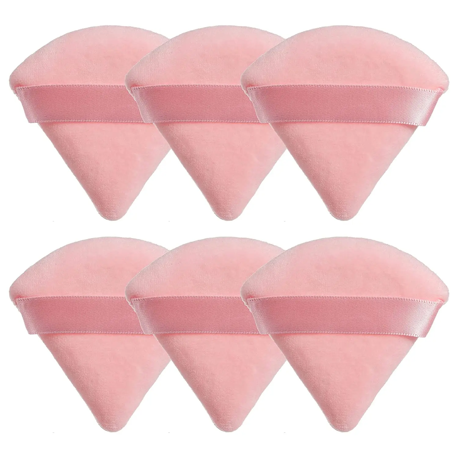 6pcs Triangle Powder Puff Set, Soft Makeup Sponge Puff, Beauty Puff, Professional Makeup Tools For Women, Makeup Puffs