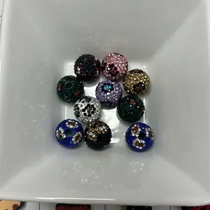 Leopard Rhinestone Bead 10 count
