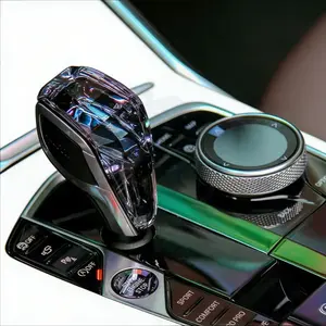 Universal Crystal Gear Shift Knob LED Touch Activated Rechargeable