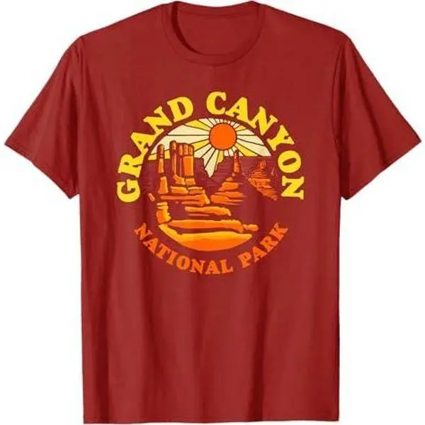 Grand Canyon National Park Arizona Vintage 80s Hiking Retro T-Shirt