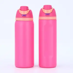 FreeSipInsulatedStainless Steel Water BottlewithStraw for SportsandTravel,BPAFree,.32/24-0z(Summer Sweetness)Insulated Mug