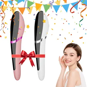 Women's Smooth Facial Hair Remover, Peach Fuzz Exfoliator, Rechargeable 3 Speed Adjustable, LED Light, Shaving Razor