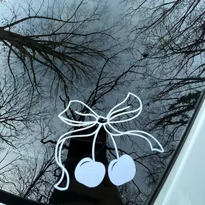 Cherry 2 Car Vinyl Decals Personalized - Unique Design for Home Décor