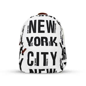 Nylon "New York City" Monogram New York Backpack (13x17in)